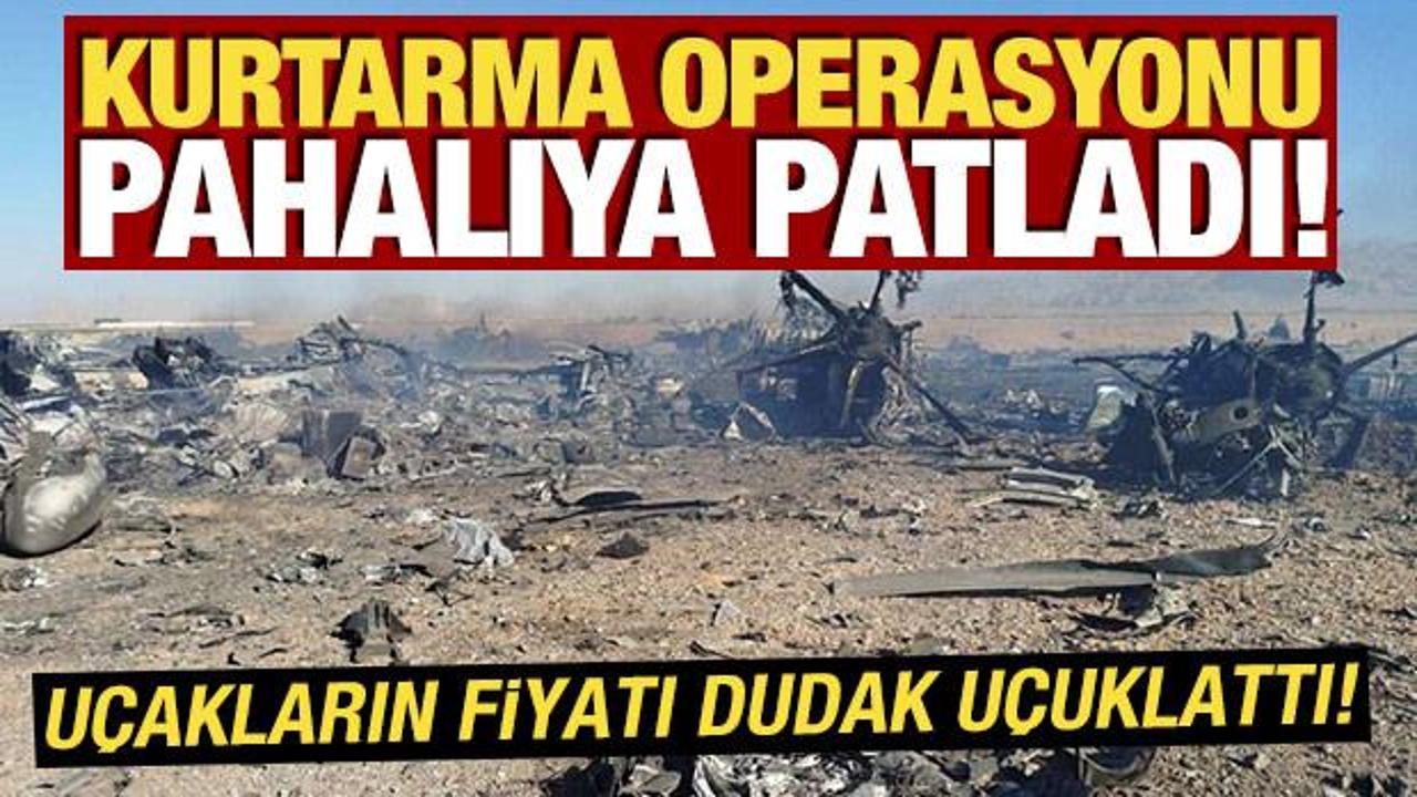 Kurtarma operasyonu pahalıya patladı! Rakam dudak u&ccedil;uklattı