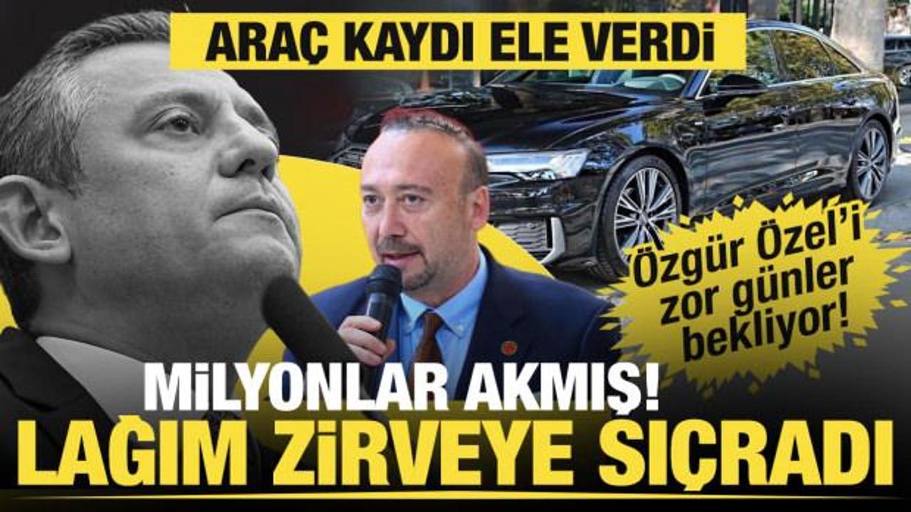 Lağım zirveye sı&ccedil;radı: Uşak Belediyesi kasasından &Ouml;zg&uuml;r &Ouml;zel'in aracı i&ccedil;in milyonlar akmış