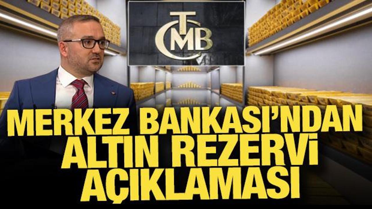 Merkez Bankası Başkanı Fatih Karahan'dan altın rezervi a&ccedil;ıklaması
