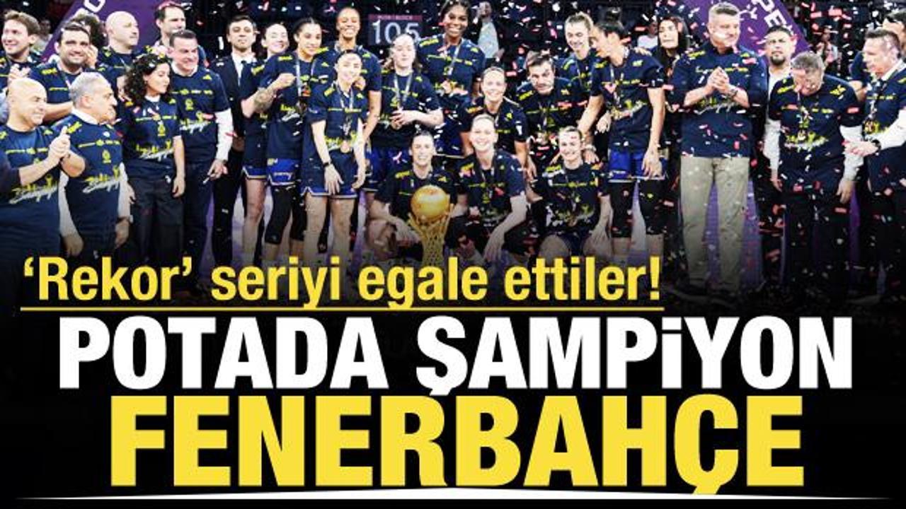 Potada şampiyon Fenerbah&ccedil;e! Final serisinde Galatasaray'ı devirdi