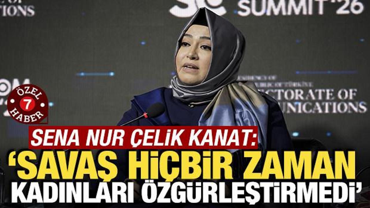 Sena Nur &Ccedil;elik Kanat: 'Savaş hi&ccedil;bir zaman kadınları &ouml;zg&uuml;rleştirmemiştir'