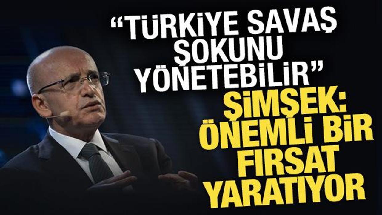 Şimşek: Yeni ticaret koridorları oluşacak, &ouml;nemli fırsat yaratıyor