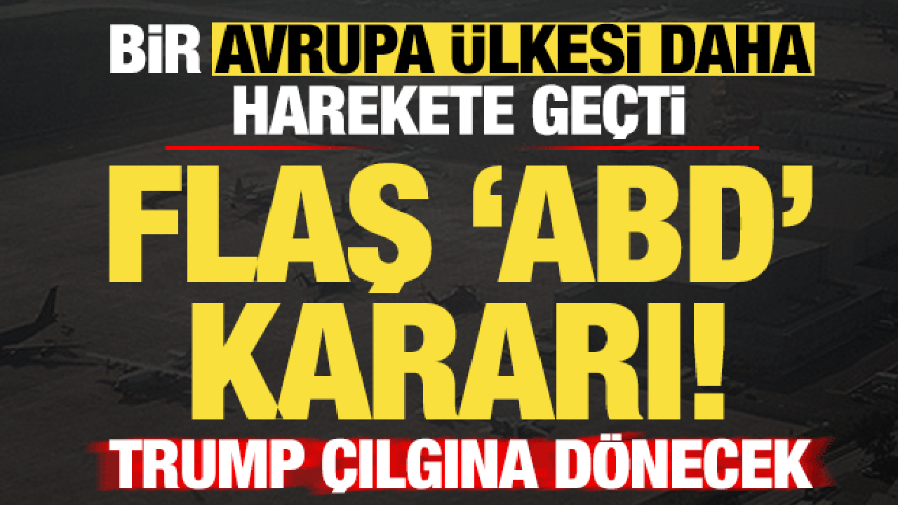 Son dakika: İspanya'dan sonra İtalya'dan da Trump'ı &ccedil;ıldırtacak karar!