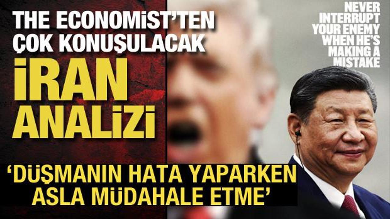 The Economist'ten İran kapağı! "D&uuml;şman hata yaparken asla m&uuml;dahale etme"
