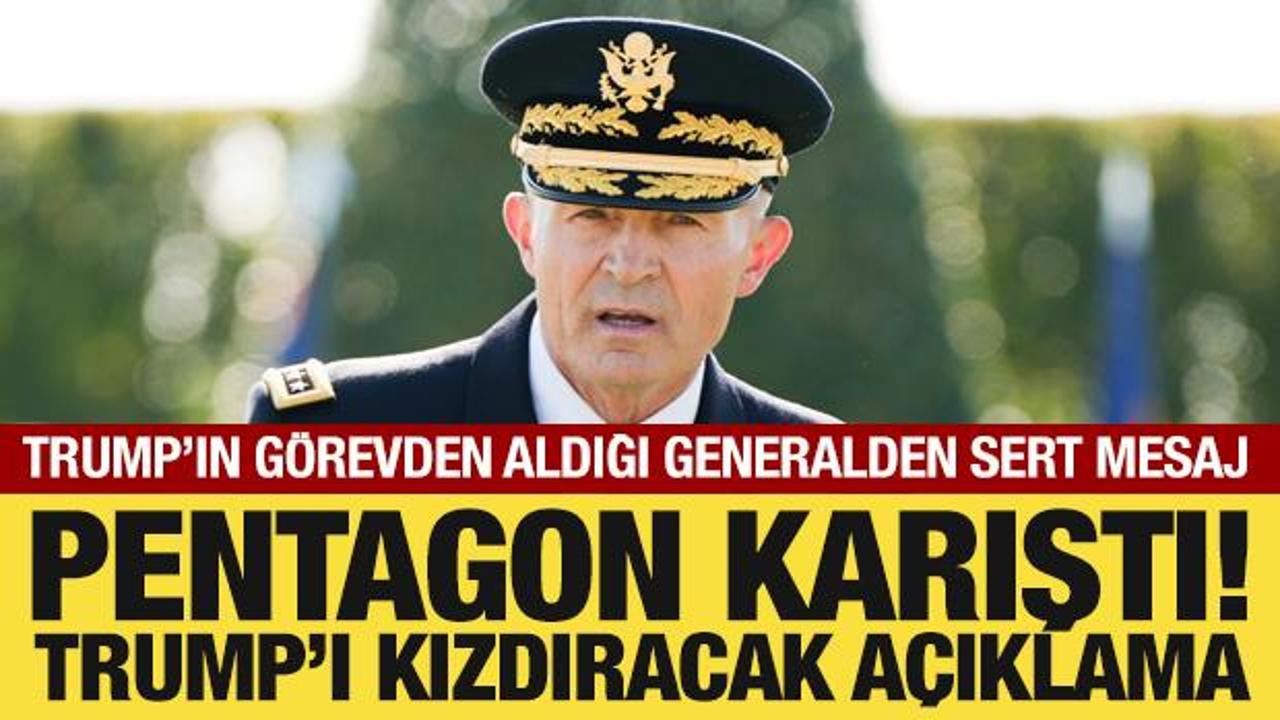 Trump'ın g&ouml;revden aldığı generalden sert mesaj: Ordu, karakterli liderler hak ediyor