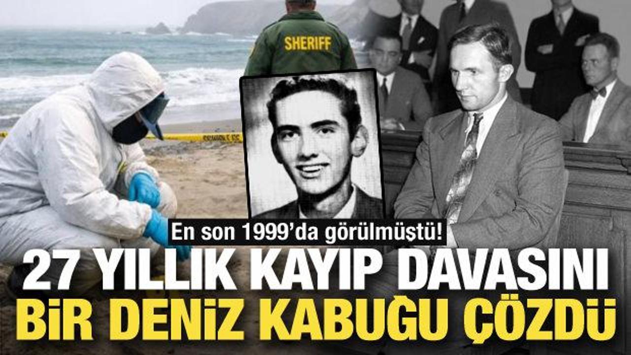 27 yıllık kayıp davasını bir deniz kabuğu &ccedil;&ouml;zd&uuml;
