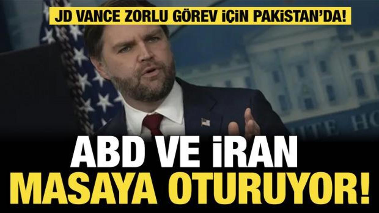 ABD-İran masaya oturuyor! Vance'tan kritik g&ouml;r&uuml;şme &ouml;ncesi son dakika a&ccedil;ıklama!