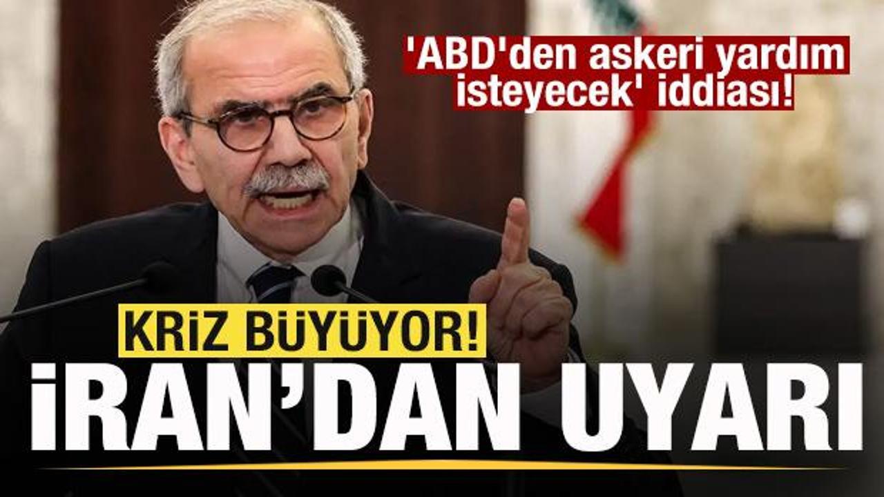  'ABD'den askeri yardım isteyecek' iddiası! İran'ndan Nevvaf Selam'a uyarı
