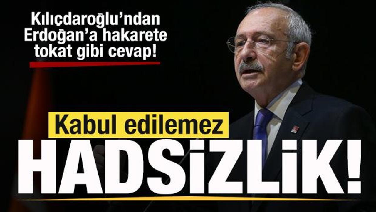 Başkan Erdoğan'a hakarete Kılı&ccedil;daroğlu'ndan cevap: Kabul edilemez hadsizlik