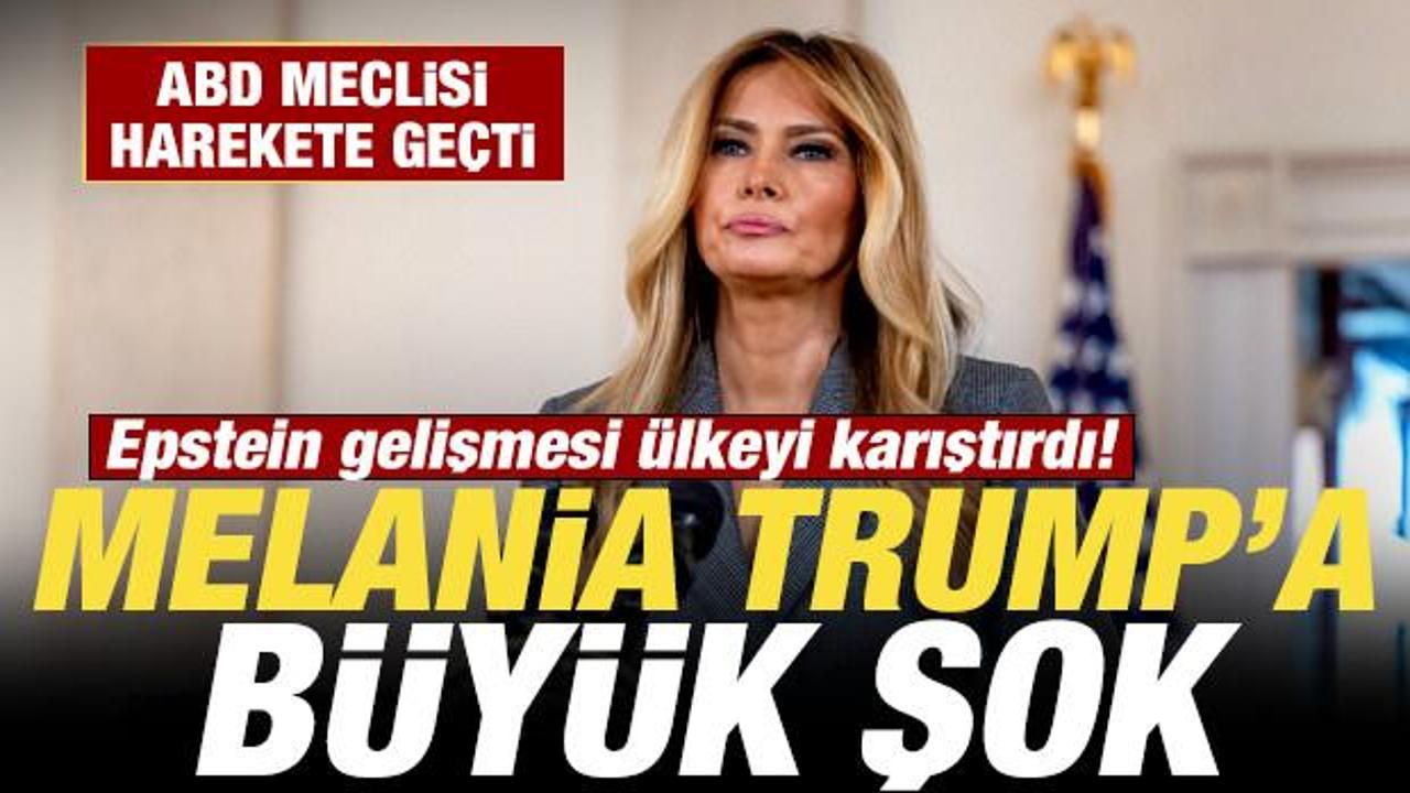 Epstein gelişmesi &uuml;lkeyi karıştırdı! ABD meclisi harekete ge&ccedil;ti! Melania Trump'a b&uuml;y&uuml;k şok