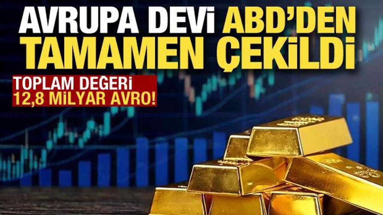 Fransa altın rezervlerini ABD'den tamamen &ccedil;ekti