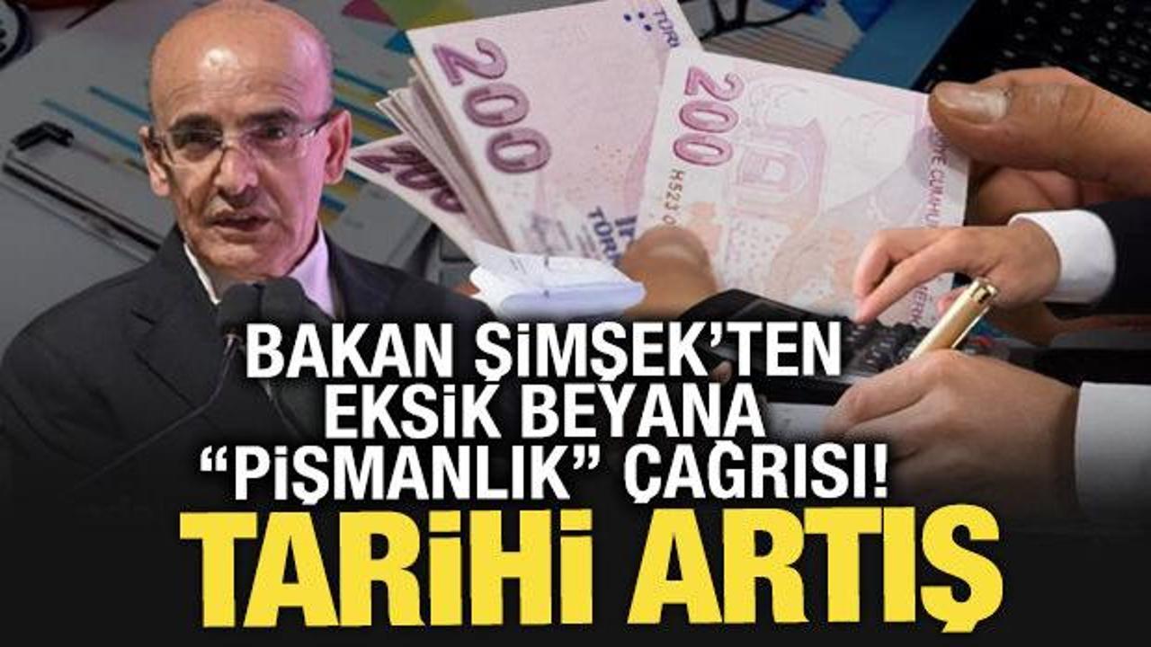 Gelir vergisinde beyanname rekoru kırıldı: Şimşek&rsquo;ten eksik beyana 'pişmanlık' &ccedil;ağrısı