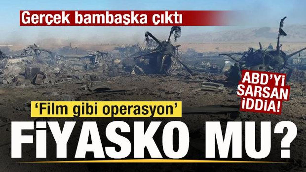 Gündem olan operasyon fiyasko mu? Gerçek bambaşka çıktı! ABD’yi sarsan iddia!