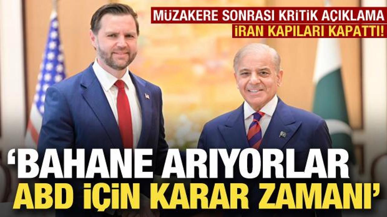 İran'dan m&uuml;zakere a&ccedil;ıklaması: ABD g&uuml;venimizi kazanamadı