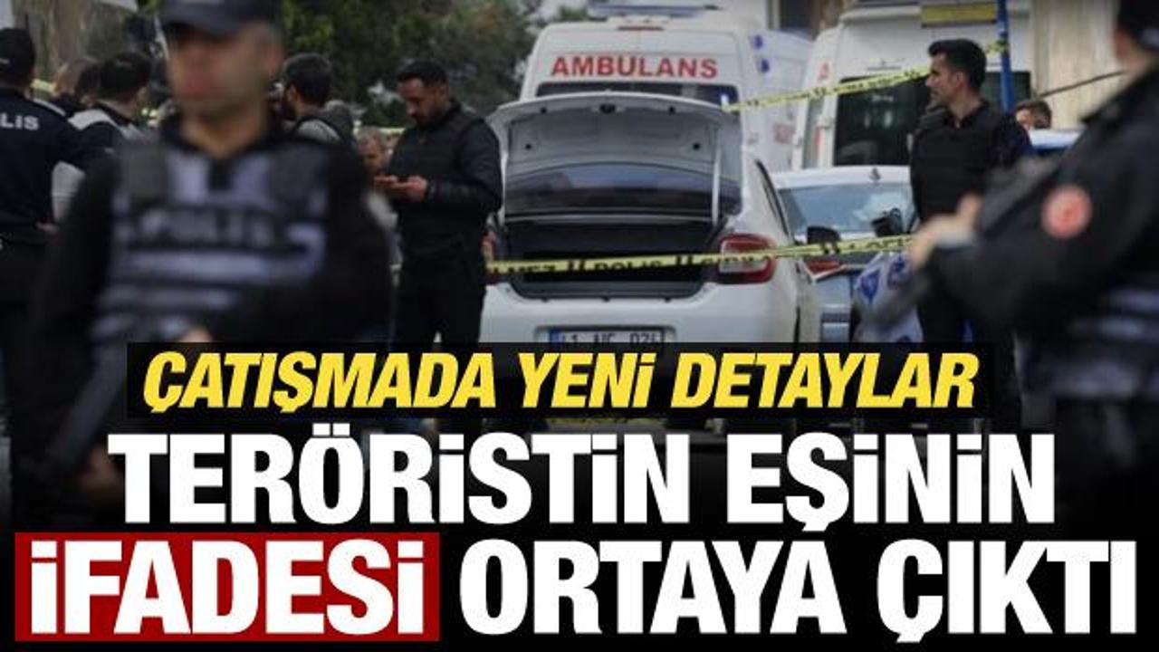 Konsolosluk &ouml;n&uuml;ndeki &ccedil;atışmada yeni detaylar! Ter&ouml;ristin eşinin ifadesi ortaya &ccedil;ıktı