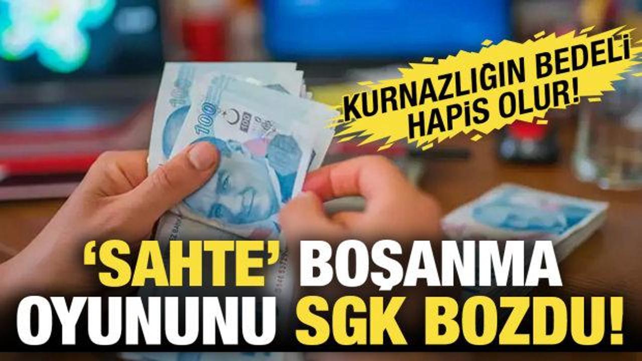 Maaş alabilmek i&ccedil;in "hileli" boşananlar yandı: SGK devreye girdi!
