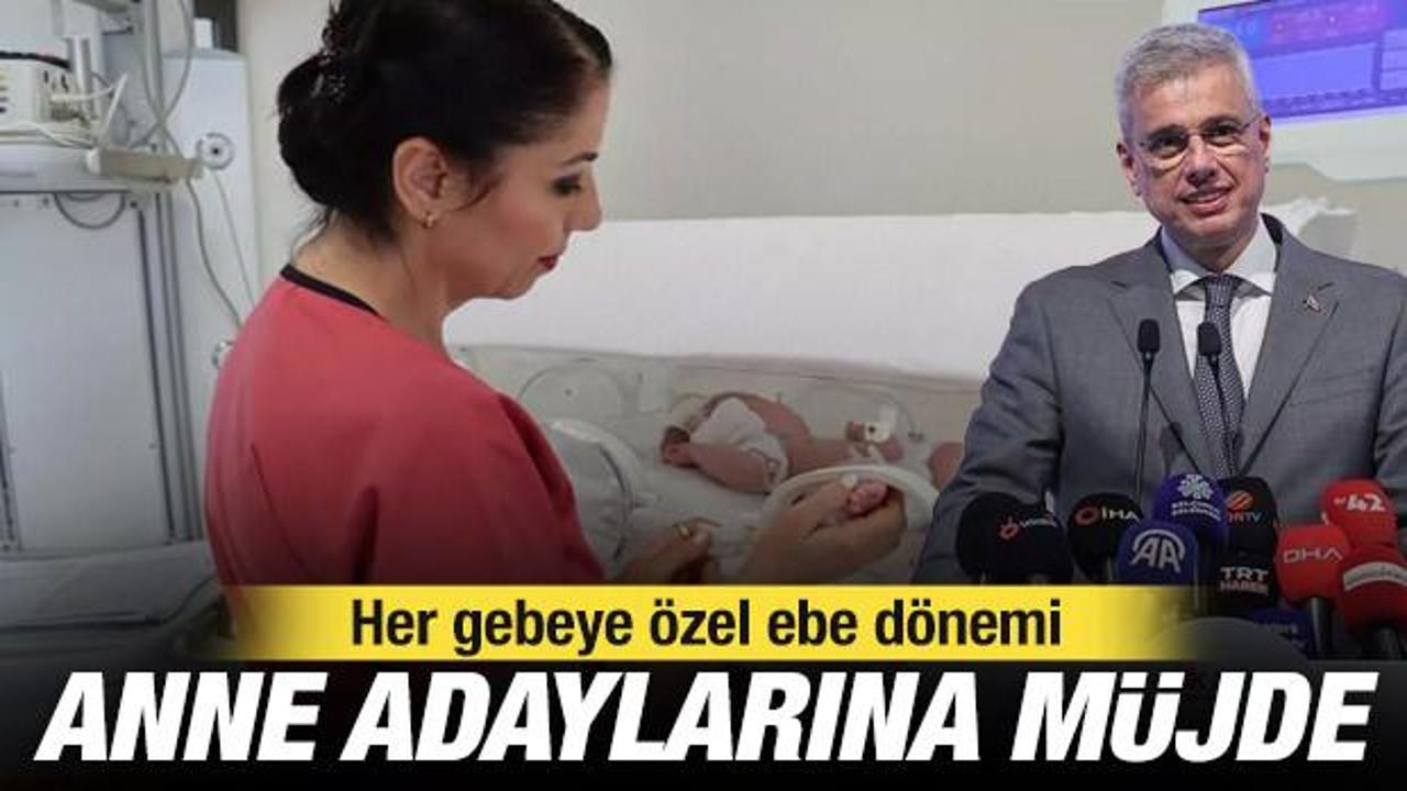 Sağlık Bakanlığı'ndan normal doğuma teşvik: Her gebeye &ouml;zel ebe d&ouml;nemi 