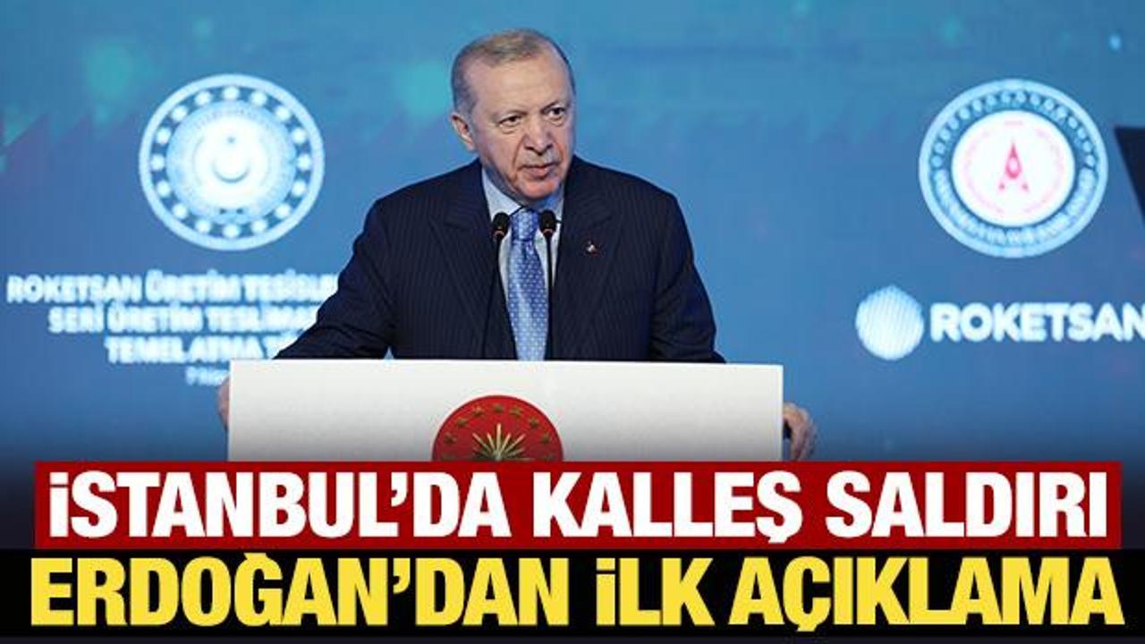 Son Dakika... Erdoğan'dan İstanbul'daki ter&ouml;r saldırısına ilk a&ccedil;ıklama: Lanetliyoruz