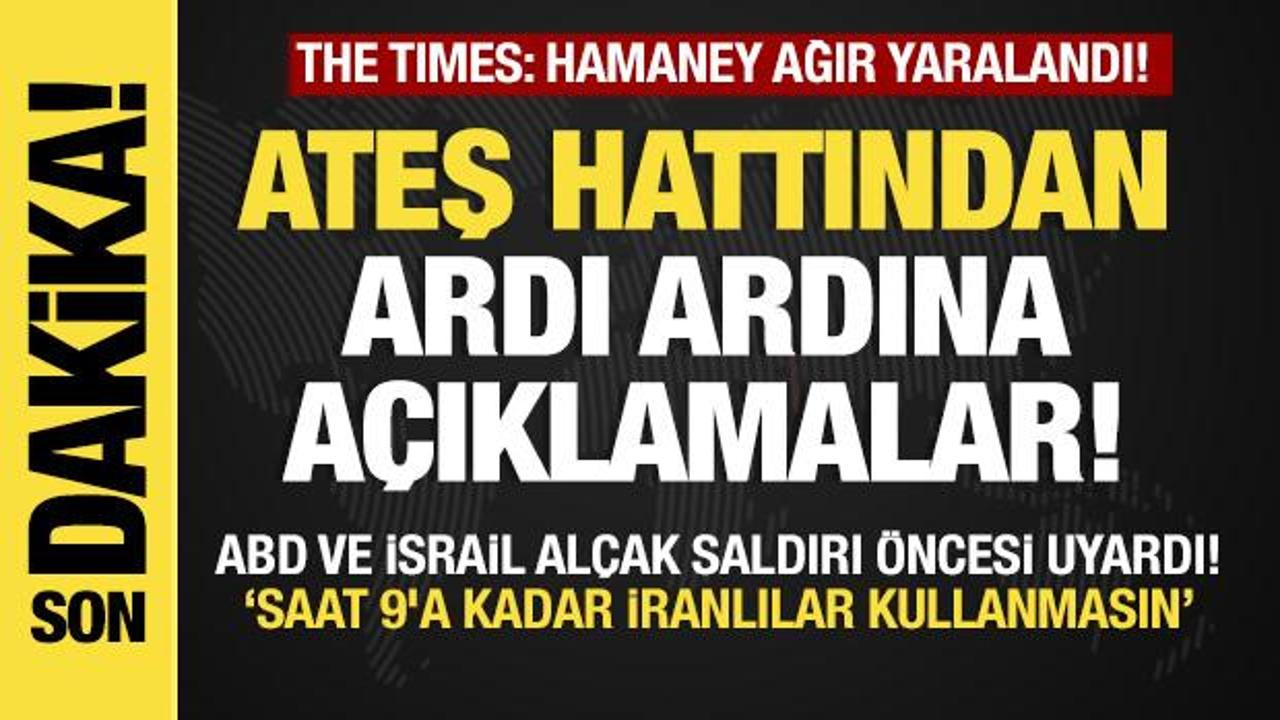Son dakika... İran, ABD-İsrail savaşında 39. g&uuml;n! The Times: Hamaney ağır yaralandı!