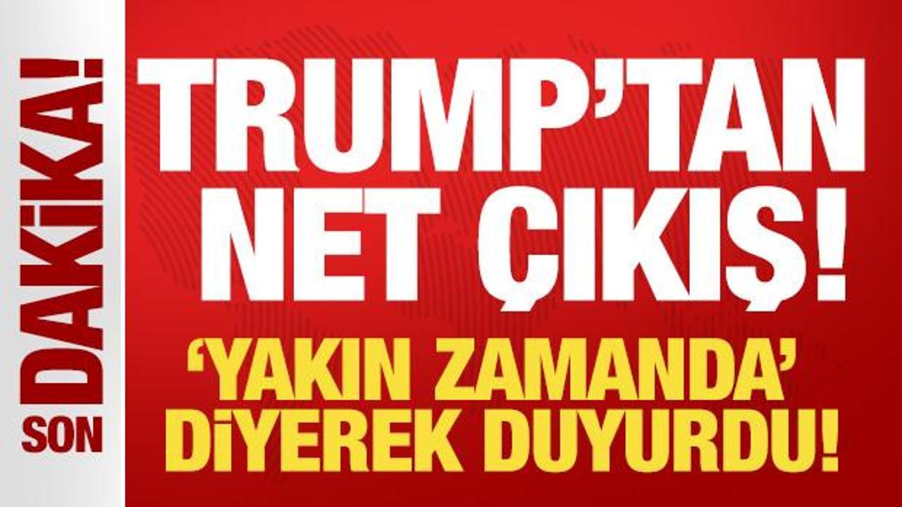 Trump’tan ‘Hürmüz Boğazı’ çıkışı! Yakında bir zamanda diyerek duyurdu