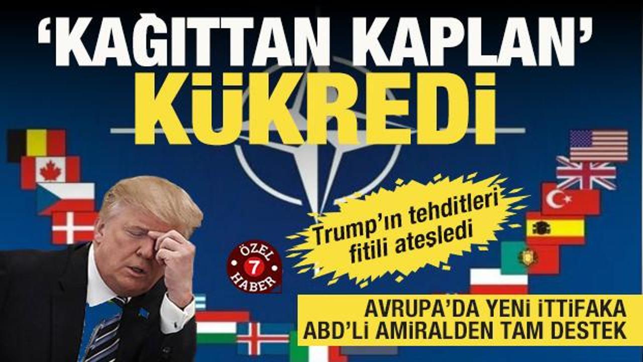 ABD'nin NATO'dan ayrılma tehditlerine karşılık geldi: Avrupa NATO'su planları hızlandı