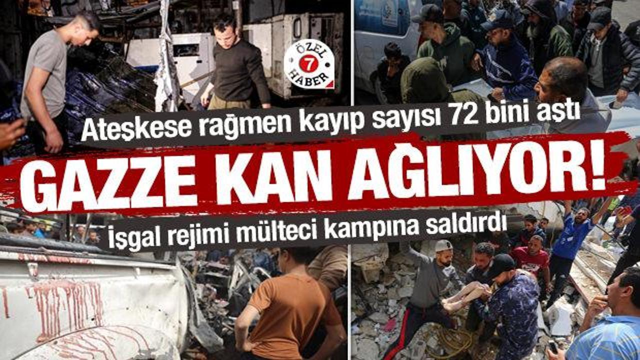 Ateşkesi hi&ccedil;e sayan Gazze kasabı katliamlara devam ediyor! Acı bilan&ccedil;o 72 bini ge&ccedil;ti