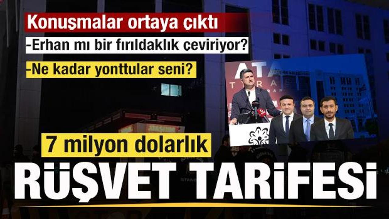 CHP&rsquo;li belediyede 7 milyon dolarlık r&uuml;şvet tarifesi! Konuşmalar ortaya &ccedil;ıktı