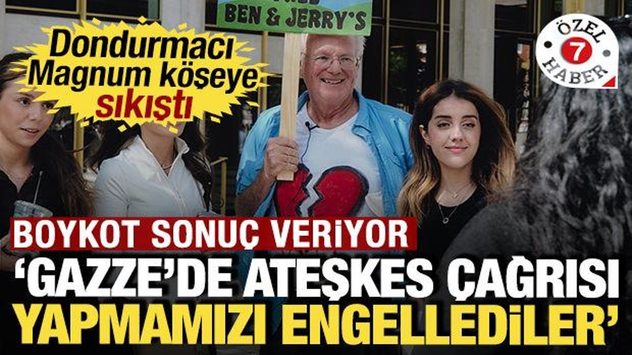 Dondurmacı Magnum k&ouml;şeye sıkıştı: Gazze'de ateşkes &ccedil;ağrısı yapılmasını engellemişler