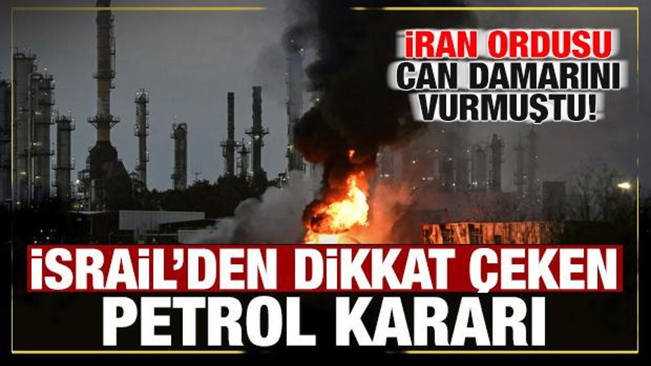 İran İsrail’in can damarını vurmuştu! Tel Aviv’den petrol kararı İran İsrail’in can damarını vurmuştu! Tel Aviv’den petrol kararı