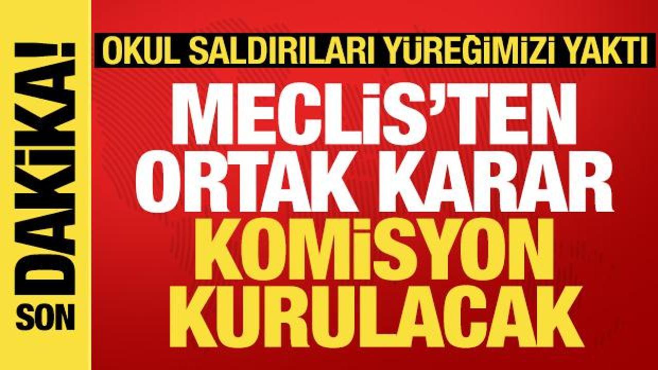 Okul saldırılarına ilişkin Meclis'te araştırma komisyonu kurulacak