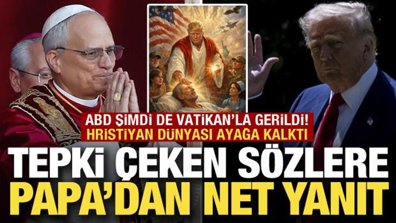 Papa'dan Trump'a yanıt: Korkmuyorum, sesimi y&uuml;kseltmeye devam edeceğim!