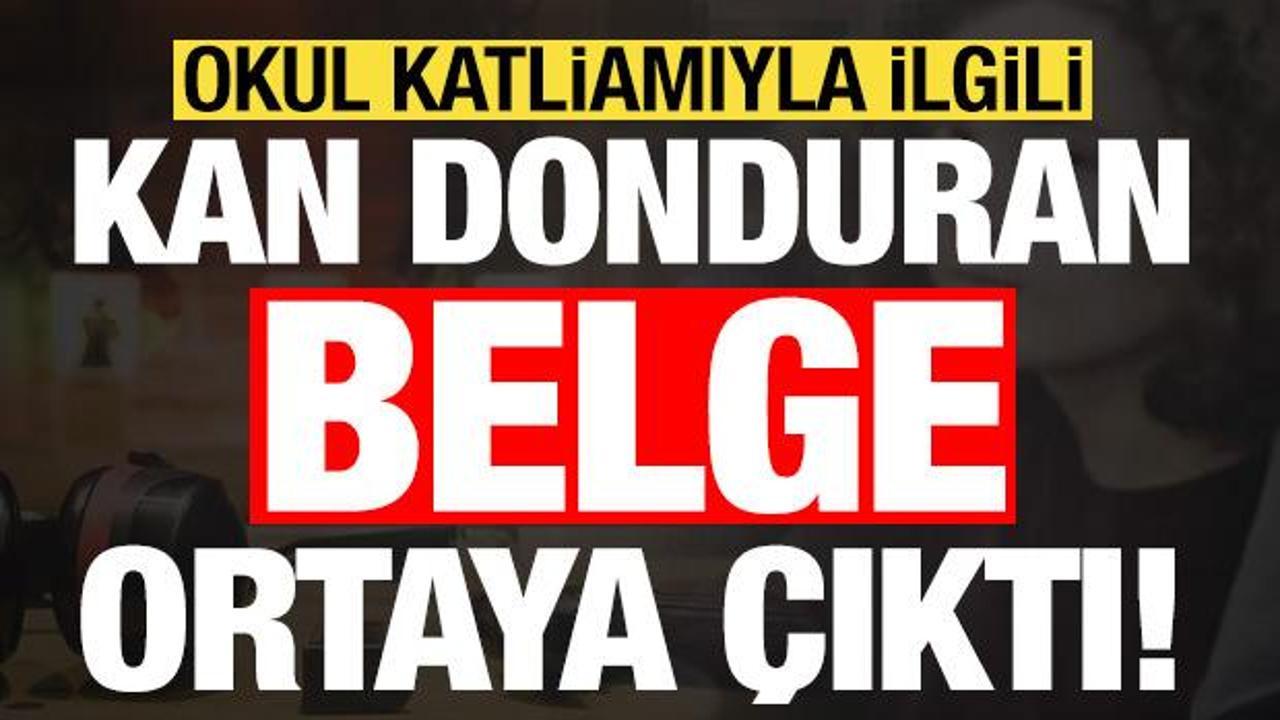 Son dakika: Kahramanmaraş'taki okul katliamıyla ilgili kan donduran belge ortaya &ccedil;ıktı!