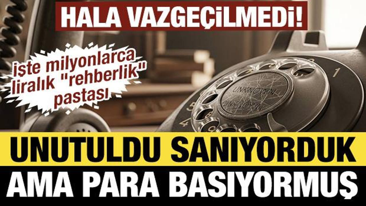 Unutuldu zannedilen hizmet para basıyor! İşte milyonlarca liralık "rehberlik" pastası
