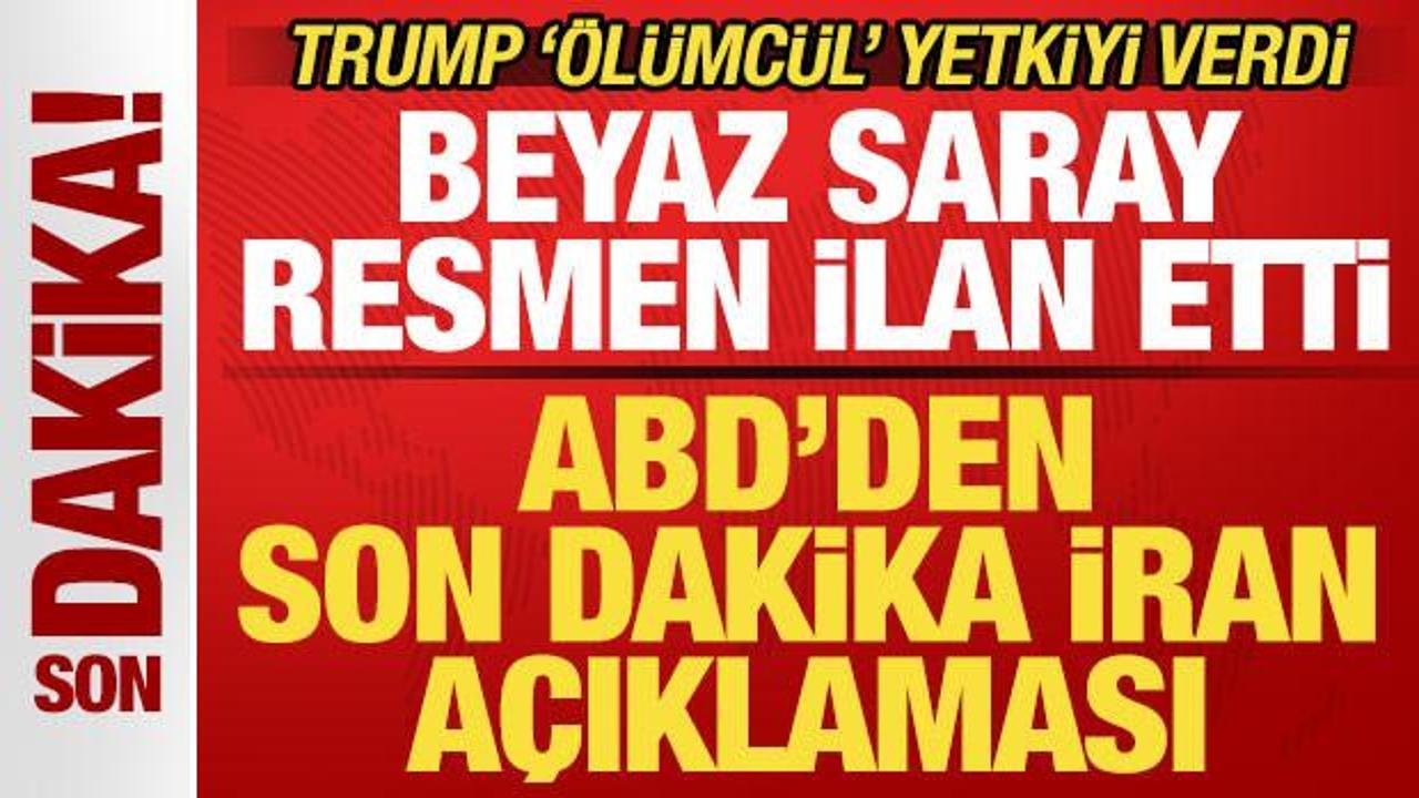 ABD'den son dakika İran a&ccedil;ıklaması! Beyaz Saray resmen ilan etti! Tahran'dan s&uuml;rpriz mesaj