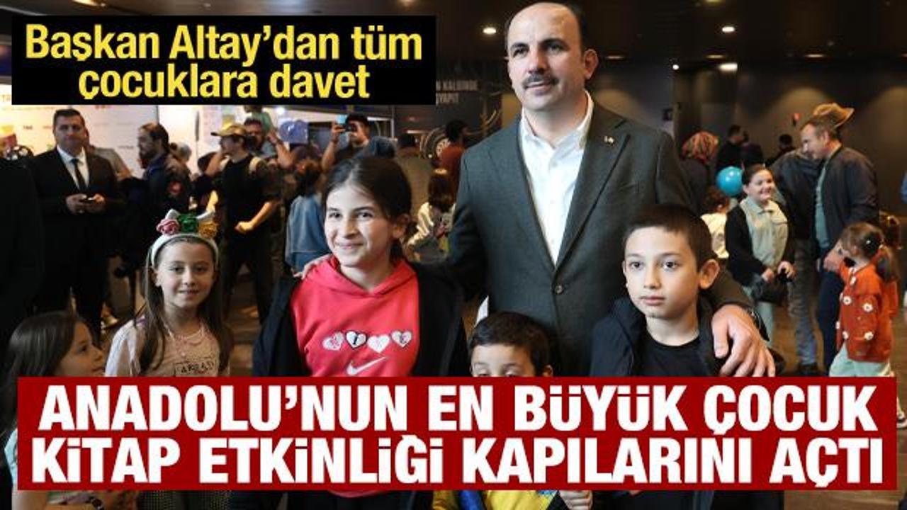 Anadolu&rsquo;nun en b&uuml;y&uuml;k &ccedil;ocuk kitap etkinliği kapılarını a&ccedil;tı
