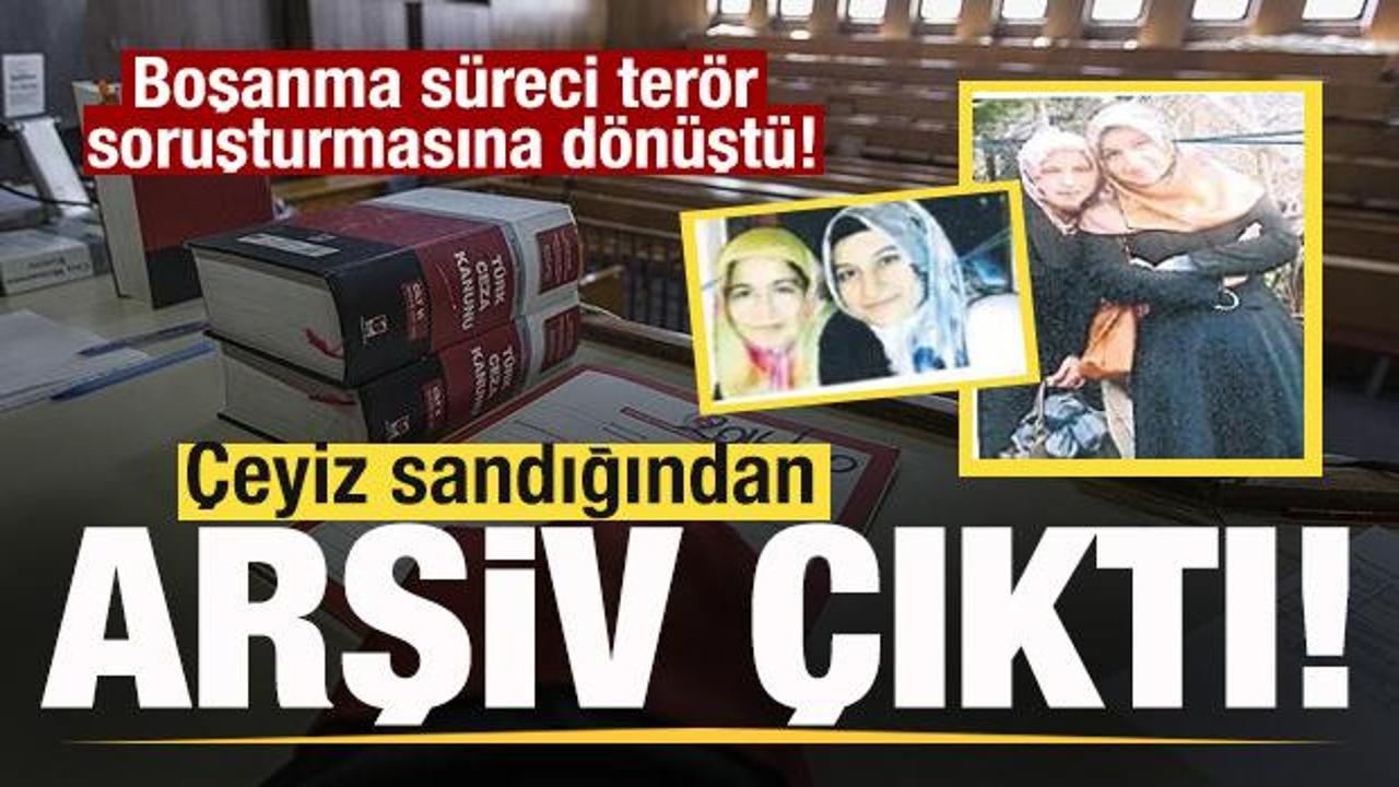 &Ccedil;eyiz sandığından arşiv &ccedil;ıktı! Boşanma s&uuml;reci ter&ouml;r soruşturmasına d&ouml;n&uuml;şt&uuml;!