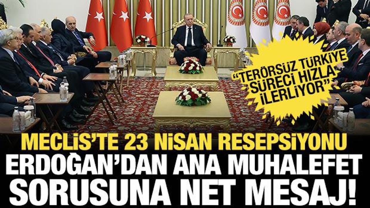 Cumhurbaşkanı Erdoğan: Ana muhalefet partisi ile tabii g&ouml;r&uuml;şeceğiz
