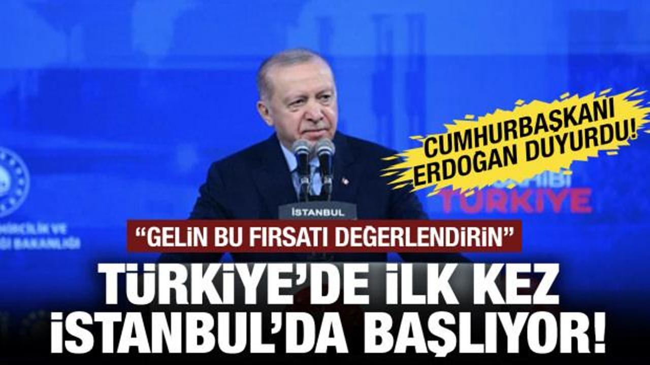 Cumhurbaşkanı Erdoğan: Kiralık Sosyal Konut uygulamamızı ilk kez İstanbul'da başlatıyoruz!