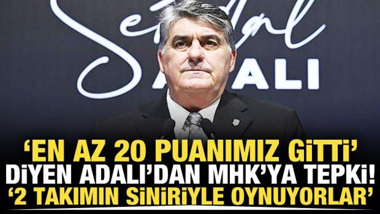 'En az 20 puan gitti' diyen Adalı: '2 takımın sinir u&ccedil;larıyla oynuyorlar'