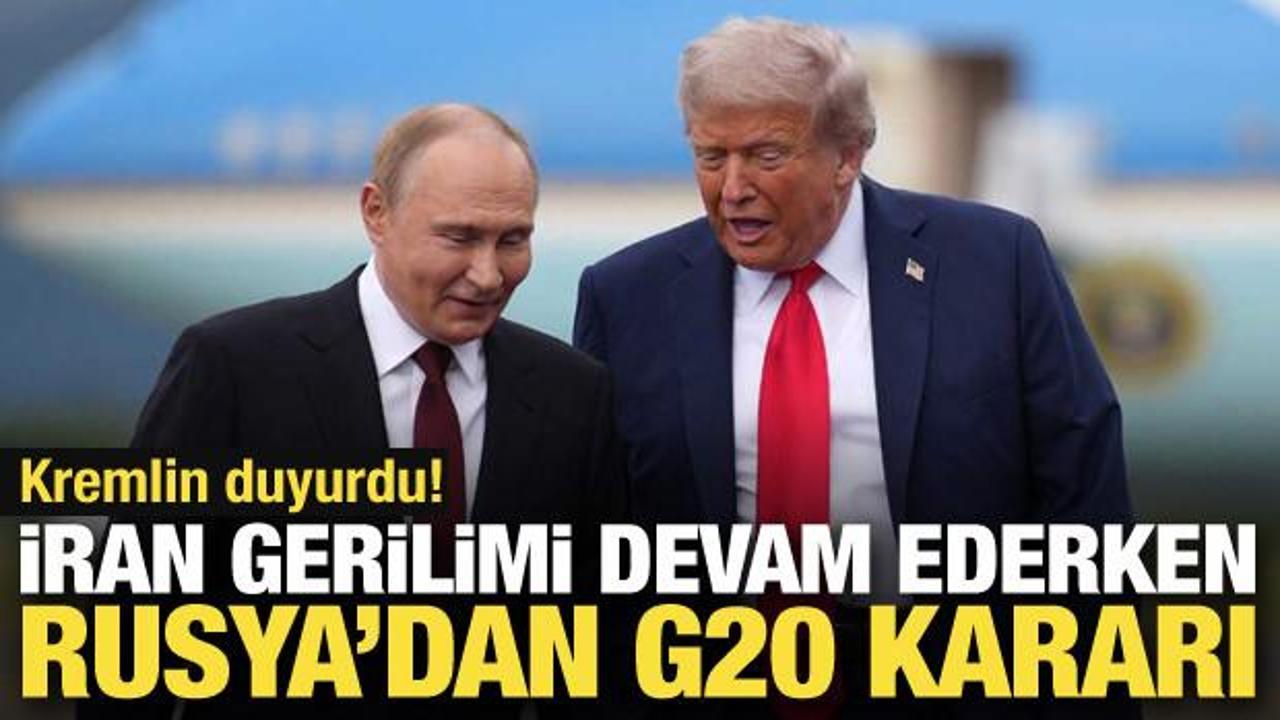 Kremlin: Rusya G20'de temsil edilecek