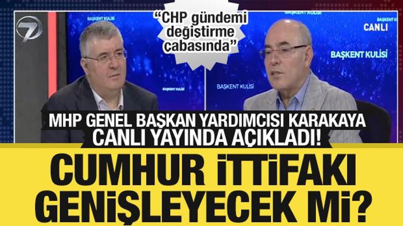 MHP Genel Başkan Yardımcısı Mevl&uuml;t Karakaya'dan canlı yayında a&ccedil;ıklamalar!