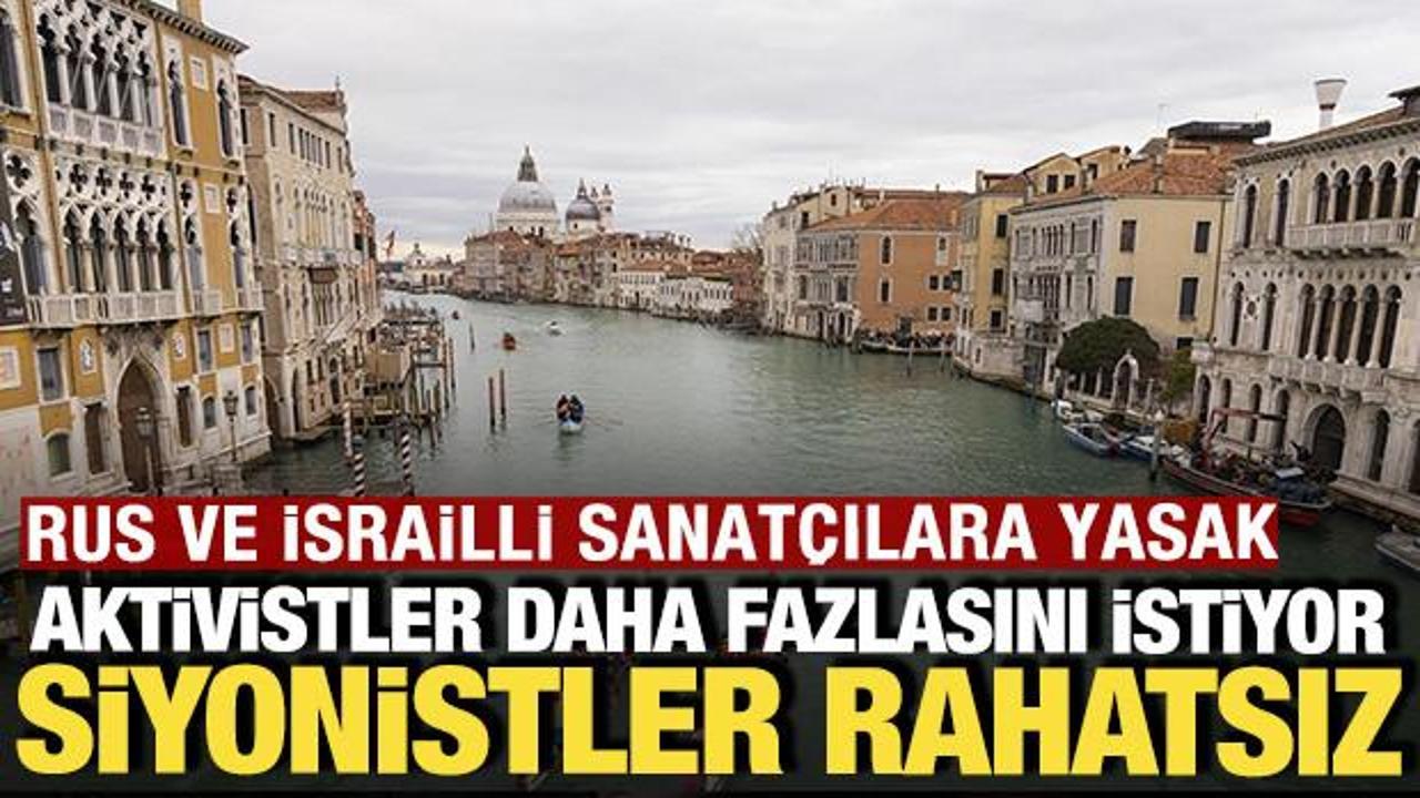 Rus ve İsrailli sanat&ccedil;ılara yasak: Aktivistler daha fazlasını istiyor Siyonistler rahatsız