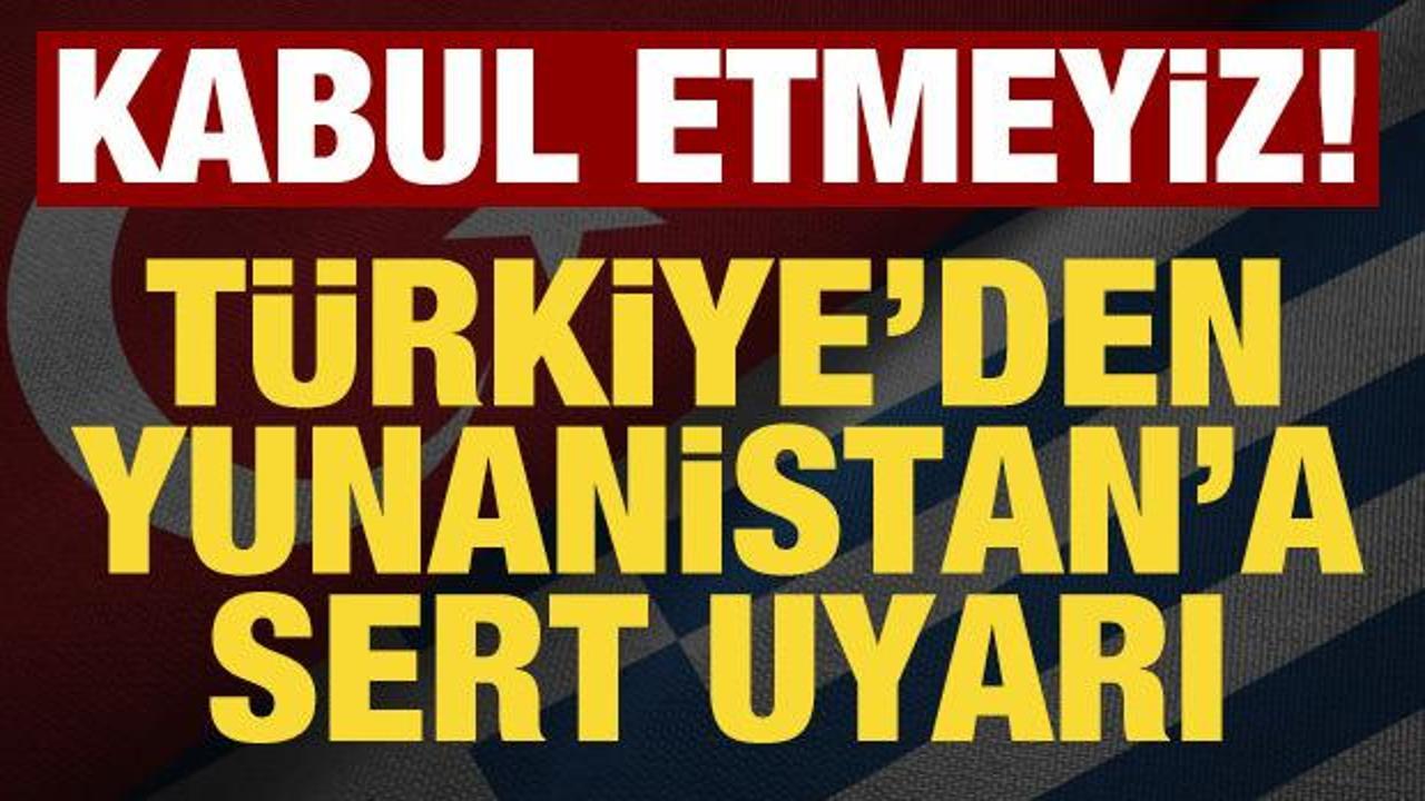 T&uuml;rkiye'den Yunanistan'a harita tepkisi!