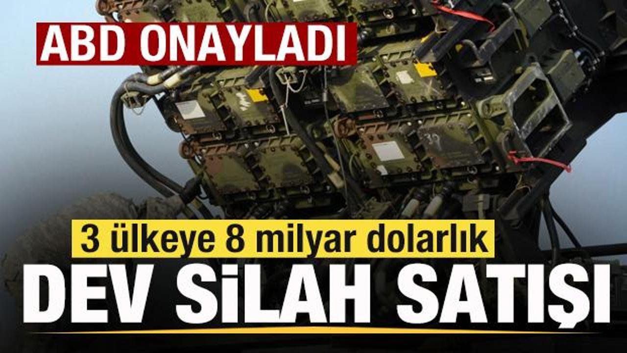 ABD onayladı! 3 &uuml;lkeye 8 milyar dolarlık dev silah satışı