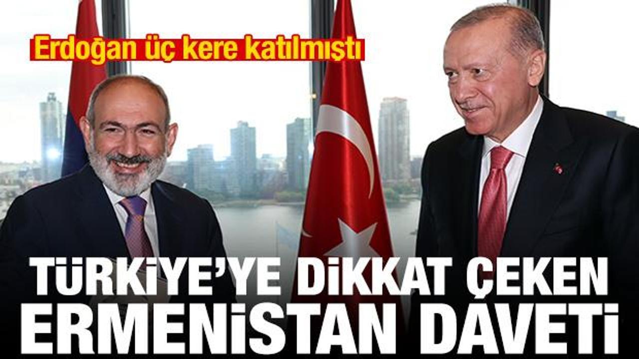 Erdoğan &uuml;&ccedil; kere katılmıştı! T&uuml;rkiye'ye Ermenistan daveti