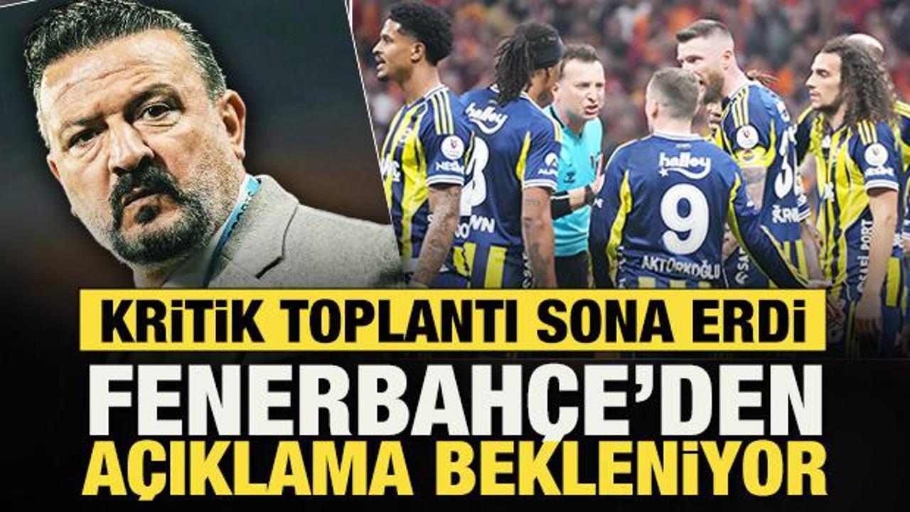 Fenerbah&ccedil;e'de Y&ouml;netim Kurulu toplantısı sona erdi!