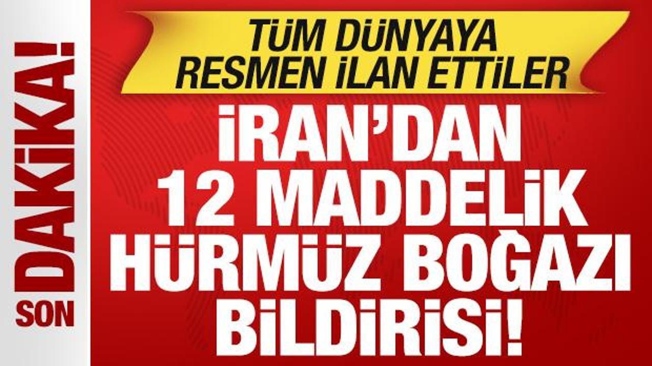 İran Meclis Başkan Yardımcısı Ali Nikzad'ın Bender Abbas ziyareti sırasında Hürmüz Boğazı 12 maddelik yönetim planını açıkladığı haberin görseli