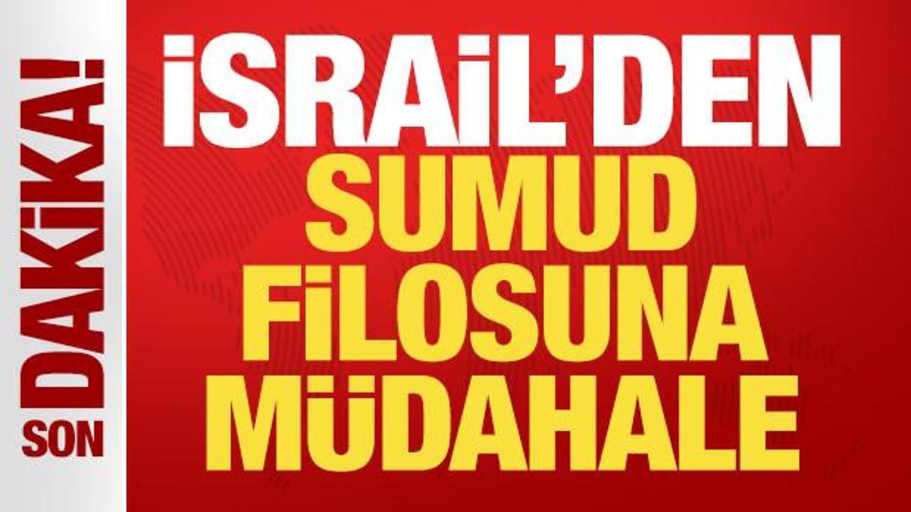 İsrail donanmasından K&uuml;resel Sumud Filosu'na m&uuml;dahale!