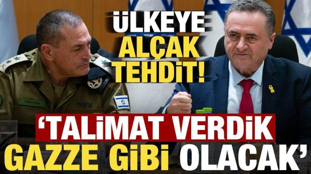 İsrail'den &uuml;lkeye al&ccedil;ak tehdit! 'Gazze'deki yıkımın aynısı olacak...'