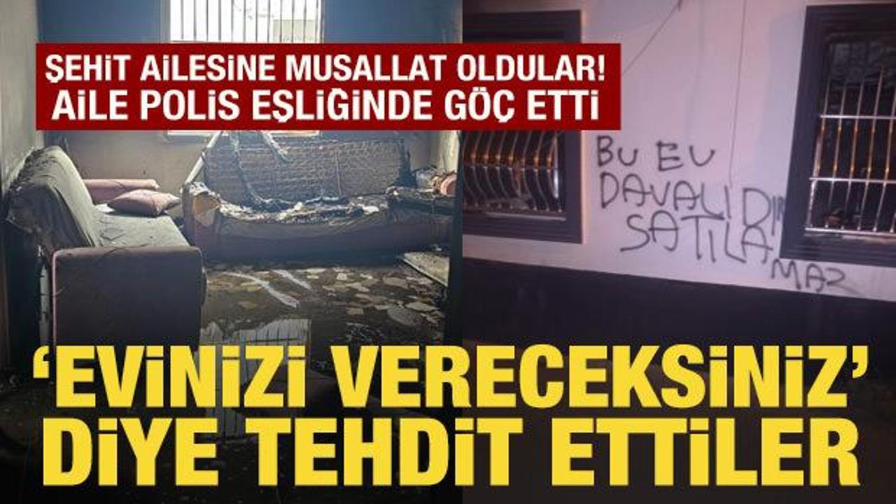 Şehit ailesine musallat oldular: 'Evinizi vereceksiniz' diye tehdit ettiler